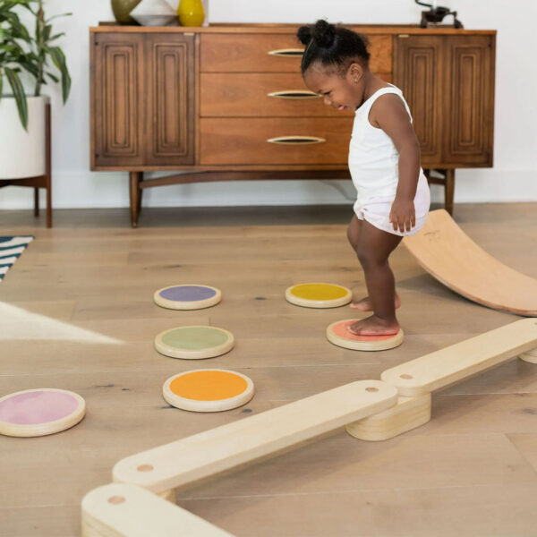 Viletto Balance Play Bundle – Wooden Board & Beam Set for Kids’ Coordination & Fun - Image 10