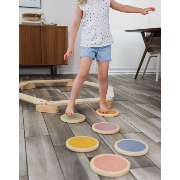 Viletto Balance Play Bundle – Wooden Board & Beam Set for Kids’ Coordination & Fun - Image 9