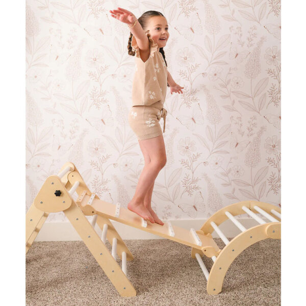 Viletto Ultimate Kids Climbing Set – Indoor Wooden Play Gym for Toddlers - Image 18