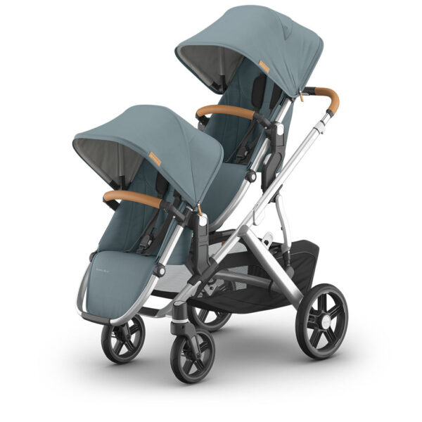 Viletto Twin Stroller with Infant Car Seat – All-in-One Travel System for Newborns & Toddlers - Image 7