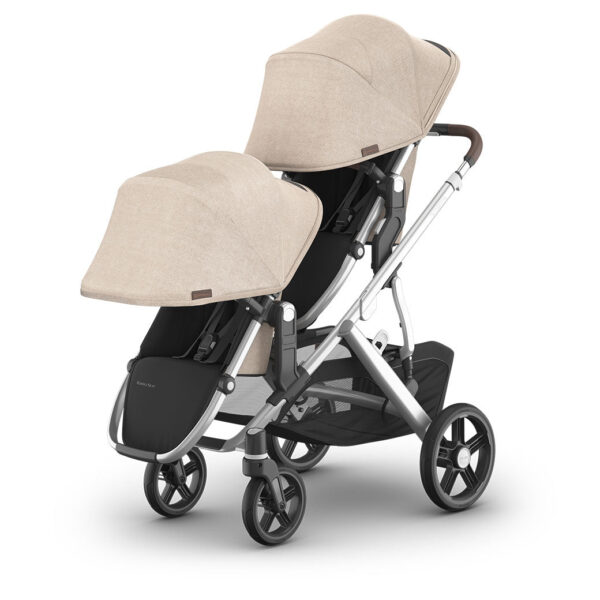 Viletto Twin Stroller with Infant Car Seat – All-in-One Travel System for Newborns & Toddlers - Image 12
