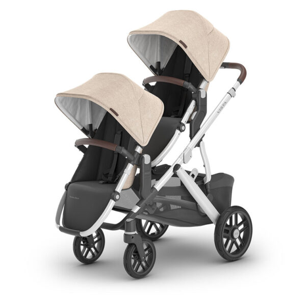Viletto Twin Stroller with Infant Car Seat – All-in-One Travel System for Newborns & Toddlers - Image 11