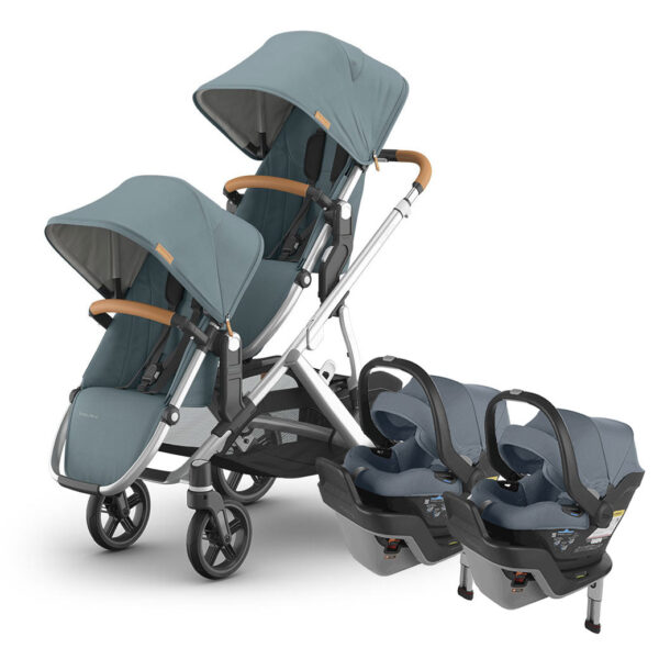 Viletto Twin Stroller with Infant Car Seat – All-in-One Travel System for Newborns & Toddlers - Image 6