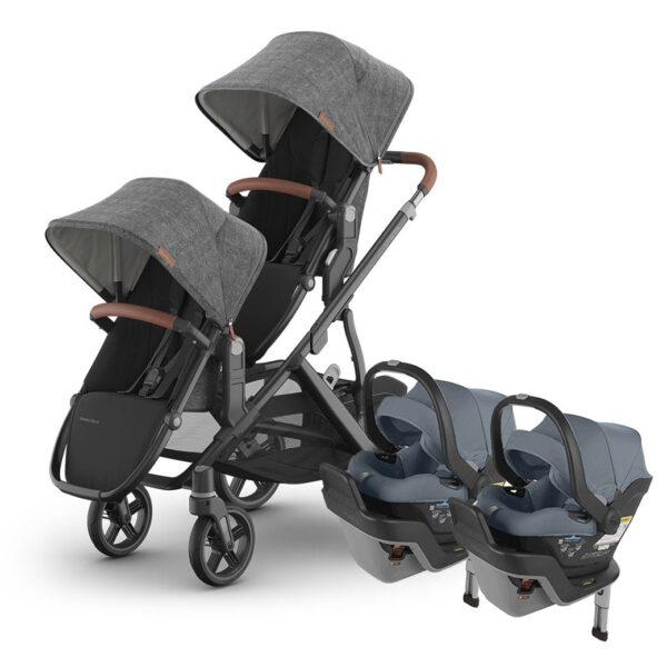 Viletto Twin Stroller with Infant Car Seat – All-in-One Travel System for Newborns & Toddlers - Image 14