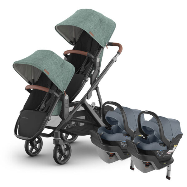 Viletto Twin Stroller with Infant Car Seat – All-in-One Travel System for Newborns & Toddlers - Image 18