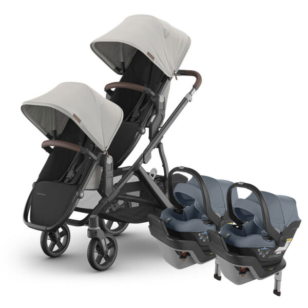 Viletto Twin Stroller with Infant Car Seat – All-in-One Travel System for Newborns & Toddlers - Image 26